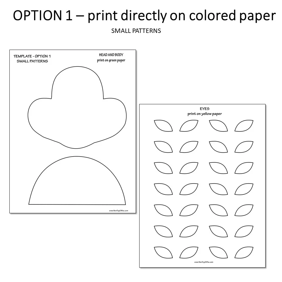 Printable Grinch Craft Template