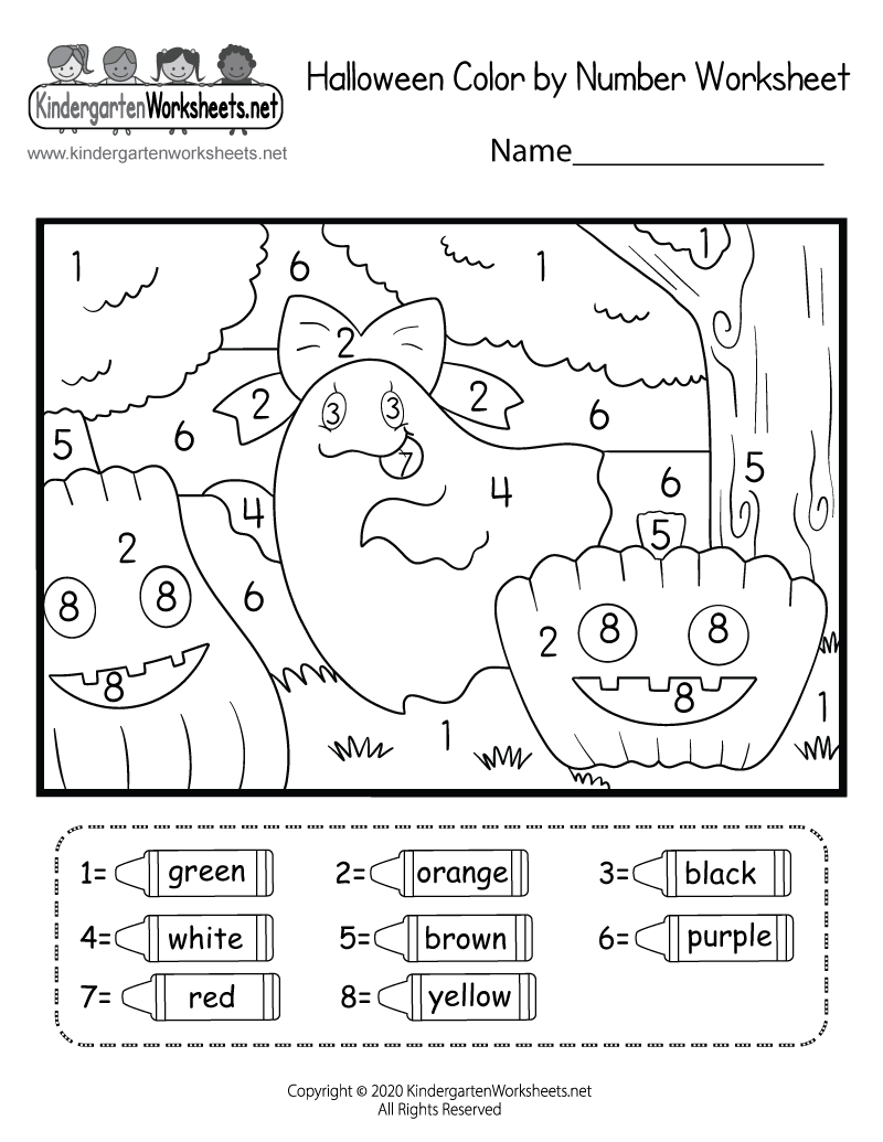 Halloween Worksheets Printable