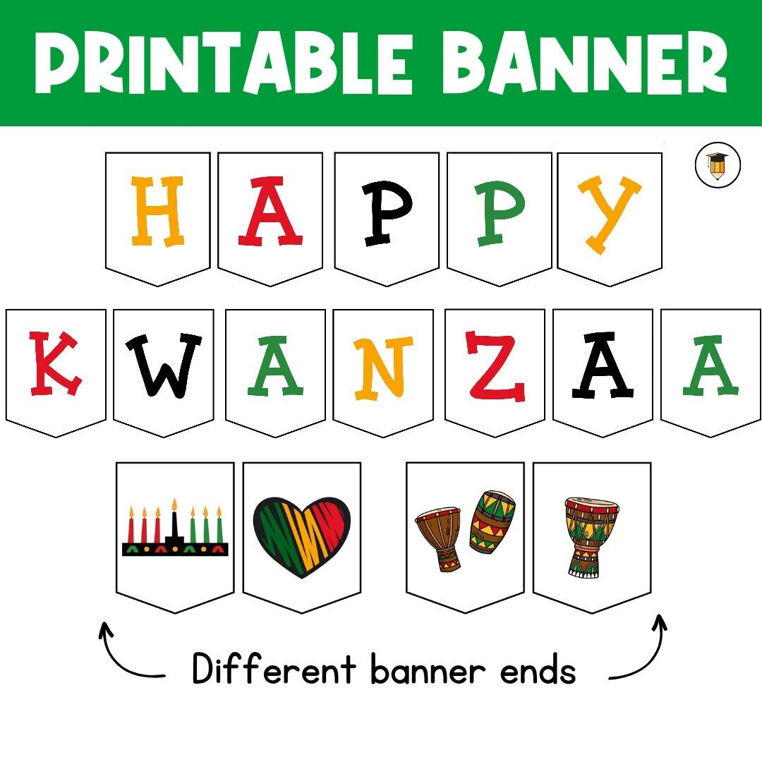 Happy Kwanzaa Kwanzaa Bulletin Board Display Black History 
