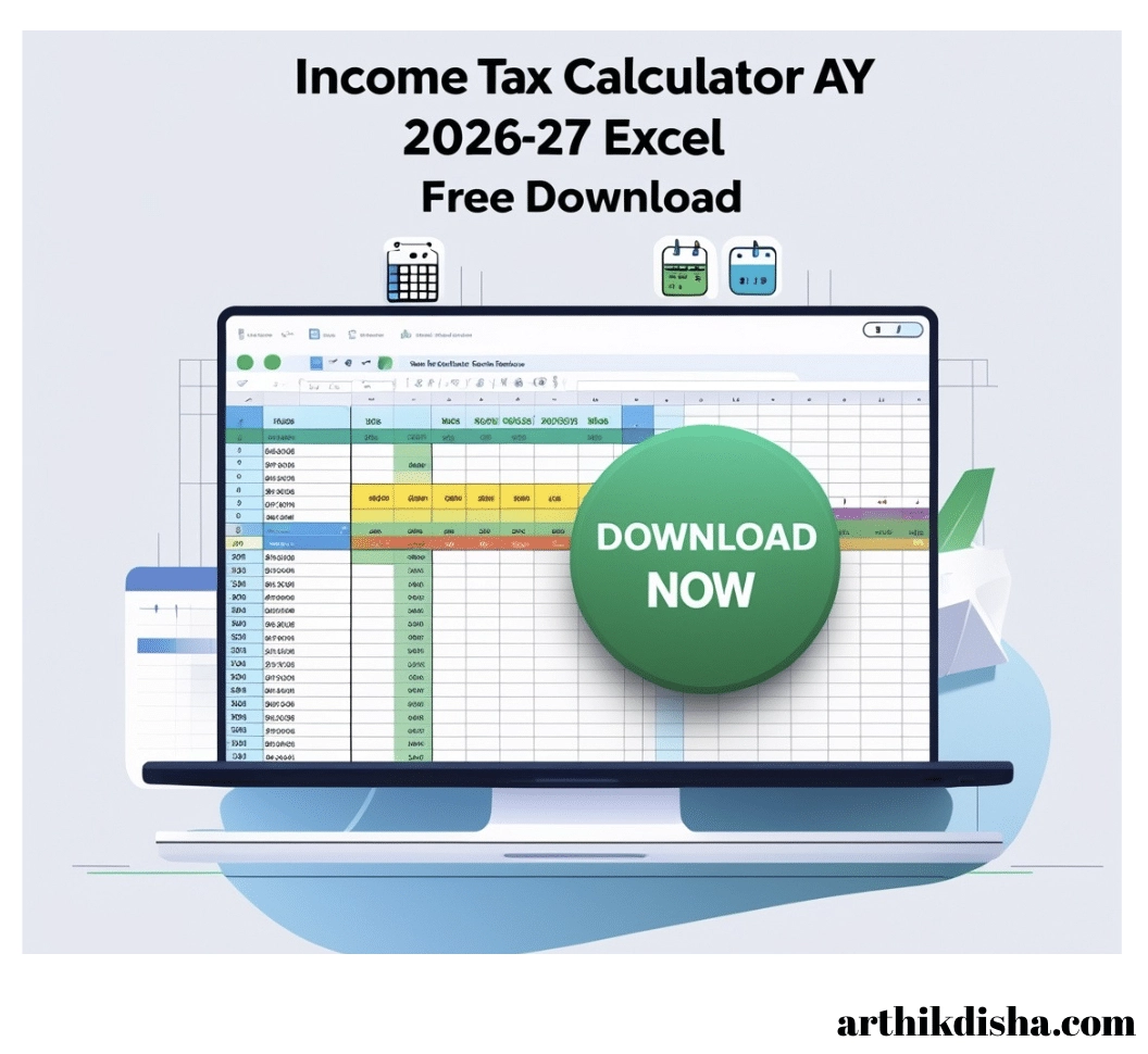 Income Tax Calculator FY 2025 26 AY 2026 27 Excel Download