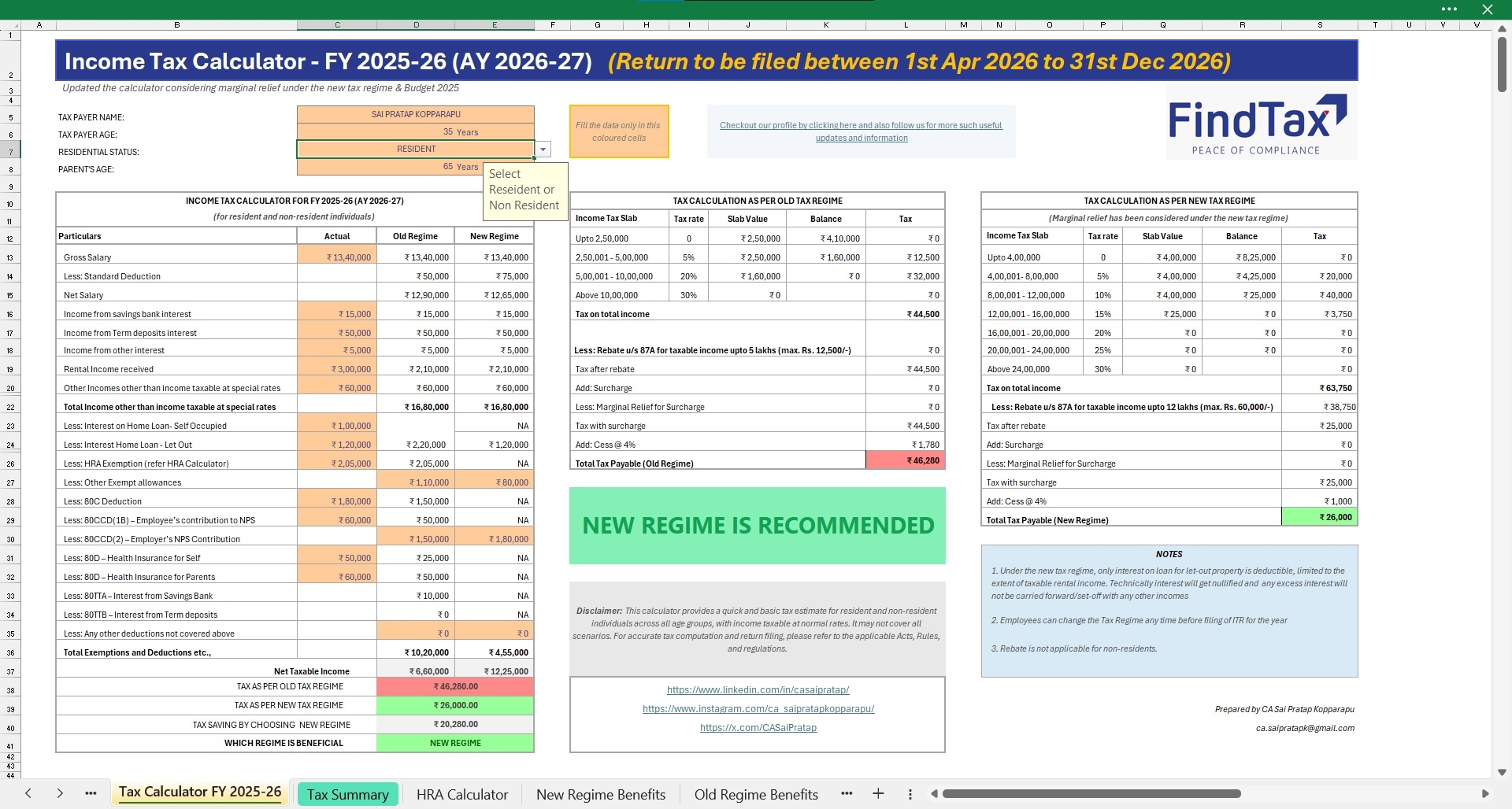 Itr 3 Form 2026/2026