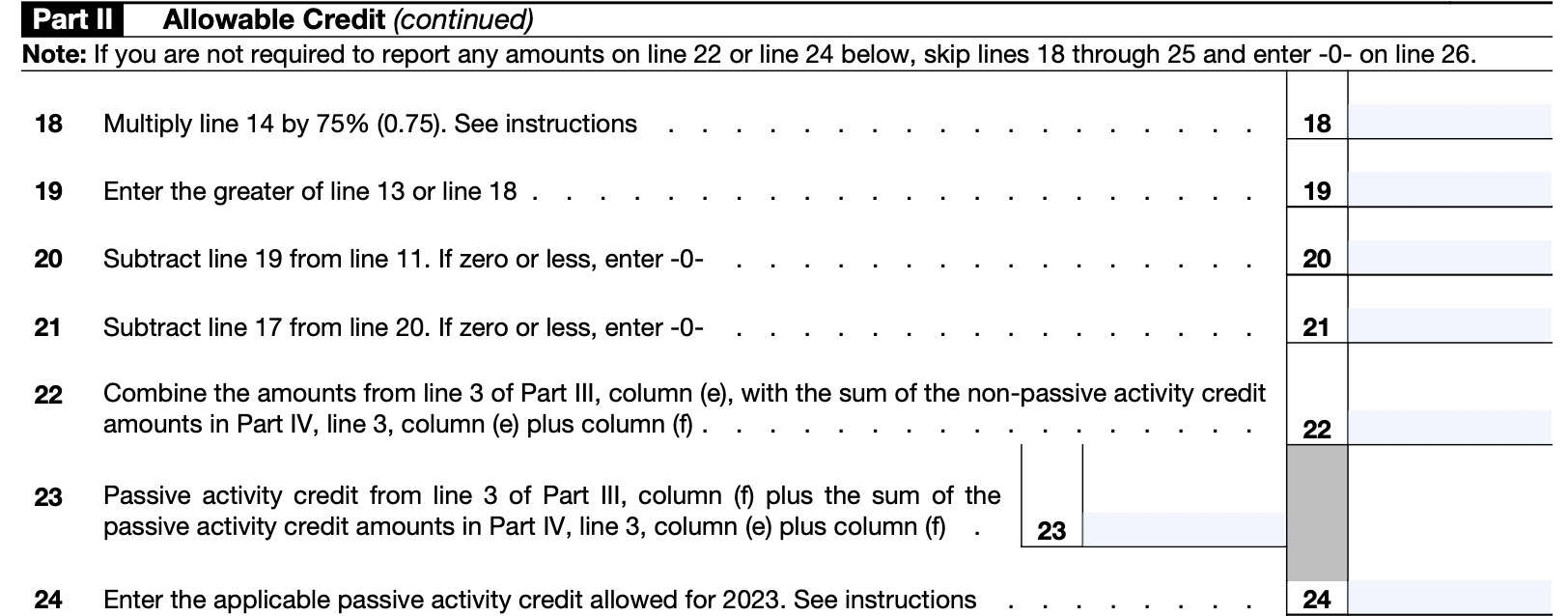 IRS Form 3800 Instructions General Business Credit