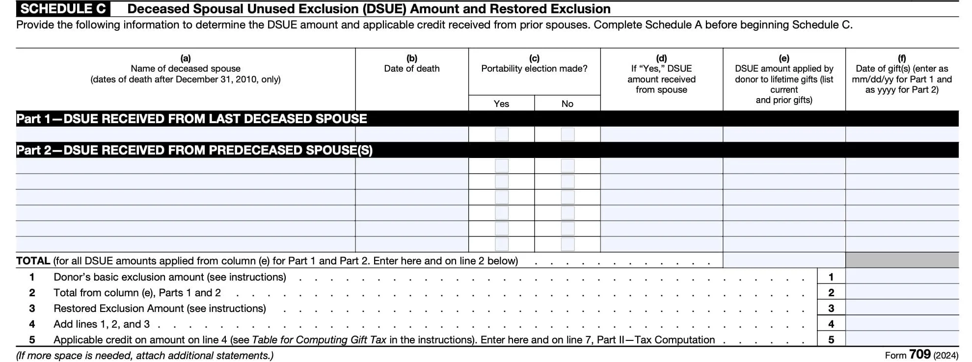 Irs Form 709 Fillable Pdf 2024