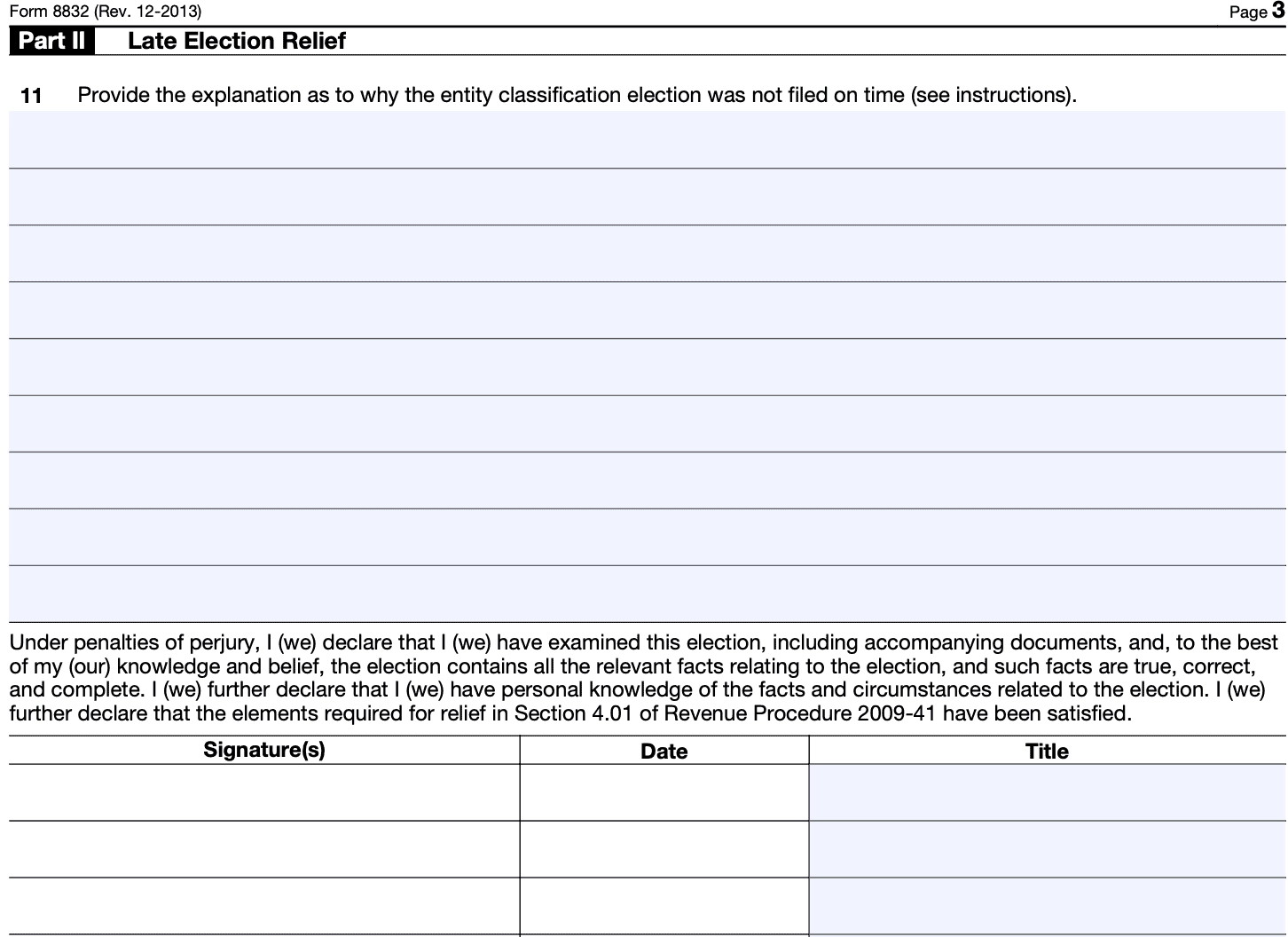 Irs Form 8832