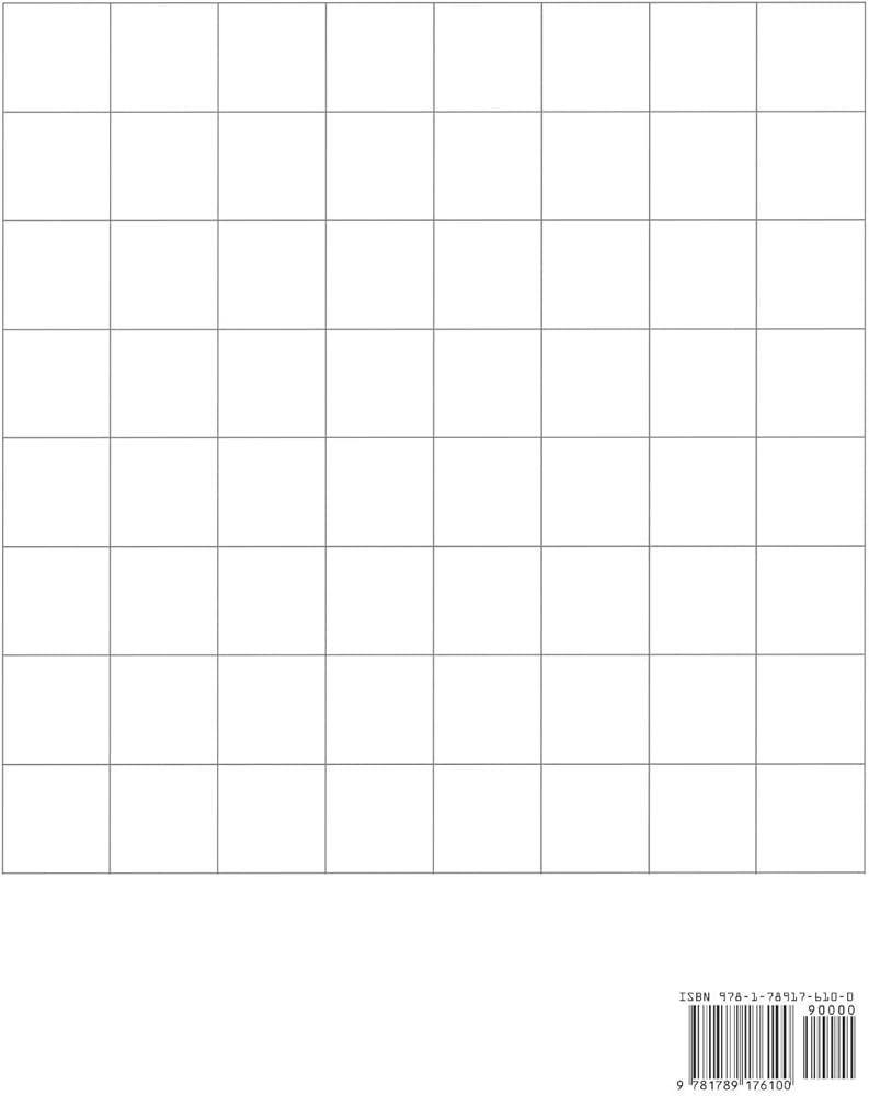 Large Grid Paper one Inch Grids A Graph Book Containing 100 