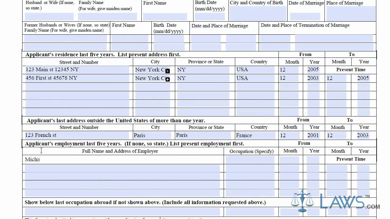 Form G 325a Printable