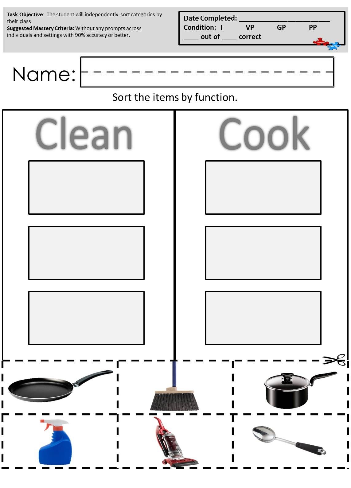 Life Skills Worksheets For Special Needs Empowering Individuals 