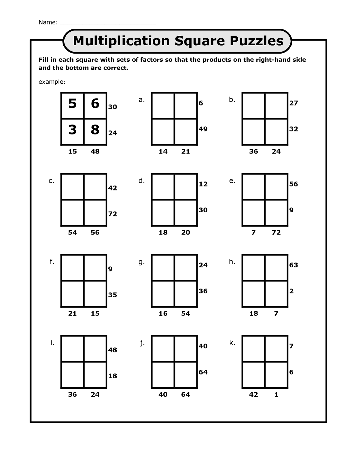 Number Puzzles Printable For Kids