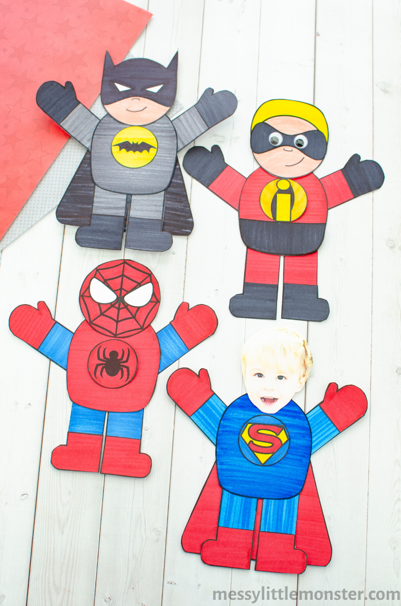 Superhero Template Printable