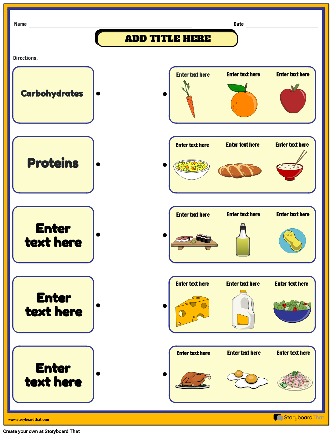 High School Free Printable Nutrition Worksheets