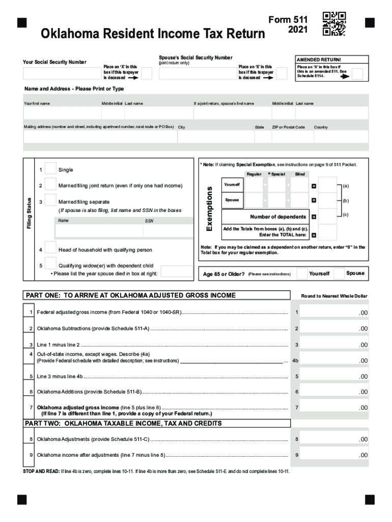 Oklahoma State Tax Form 2024 Printable Fill Out amp Sign Online 
