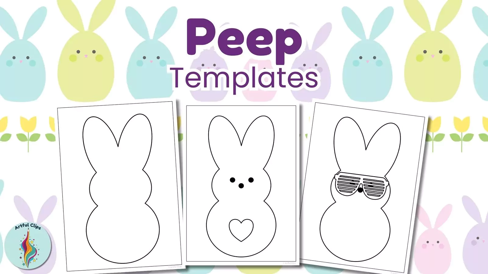 Peeps Printable Template