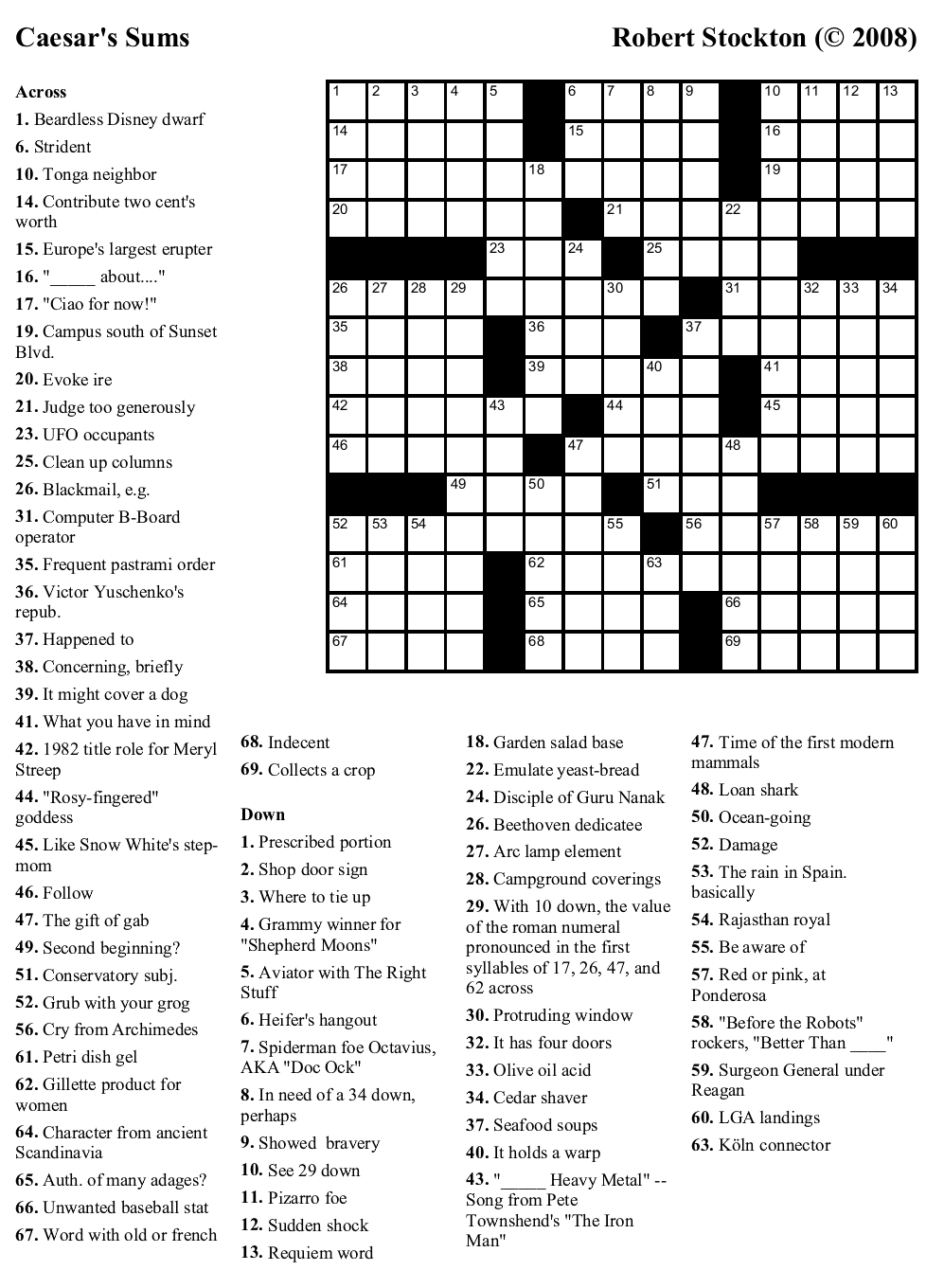 Print La Times Crossword Able Puzzles For 2018 Sally Puzzles