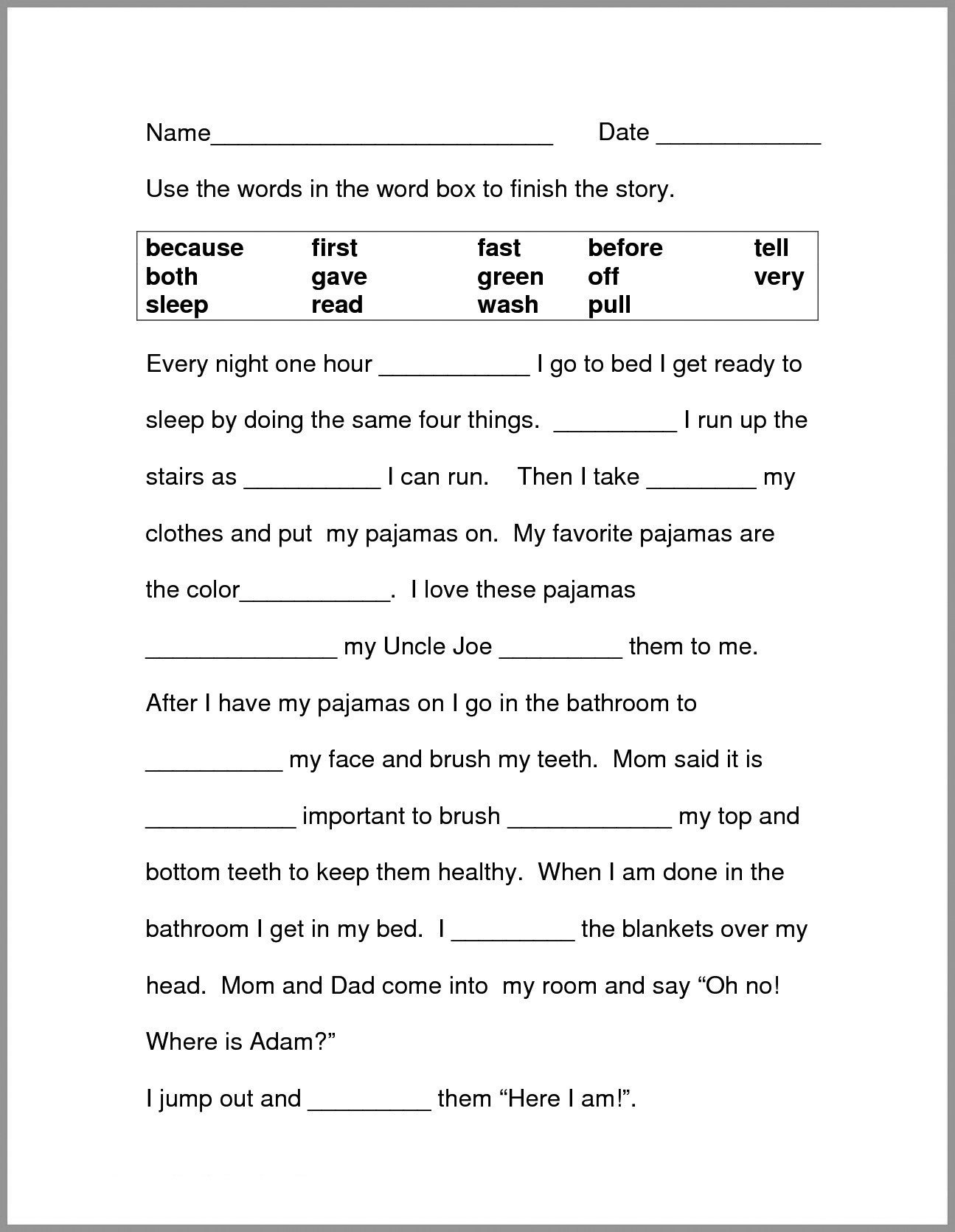 Printable 2nd Grade ELA Worksheets For Kids Online Worksheets 