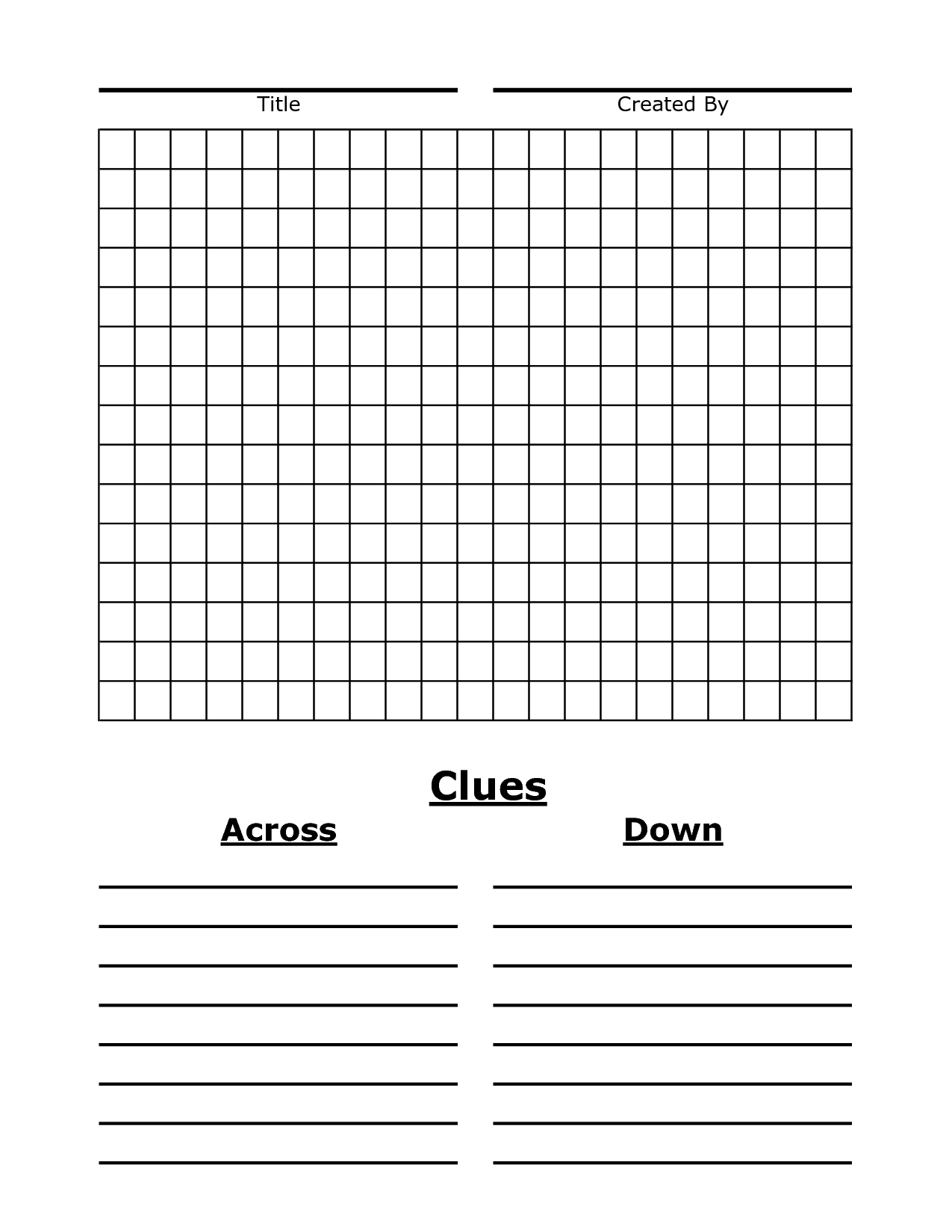 Mirroreyes Free Printable Crossword Puzzles