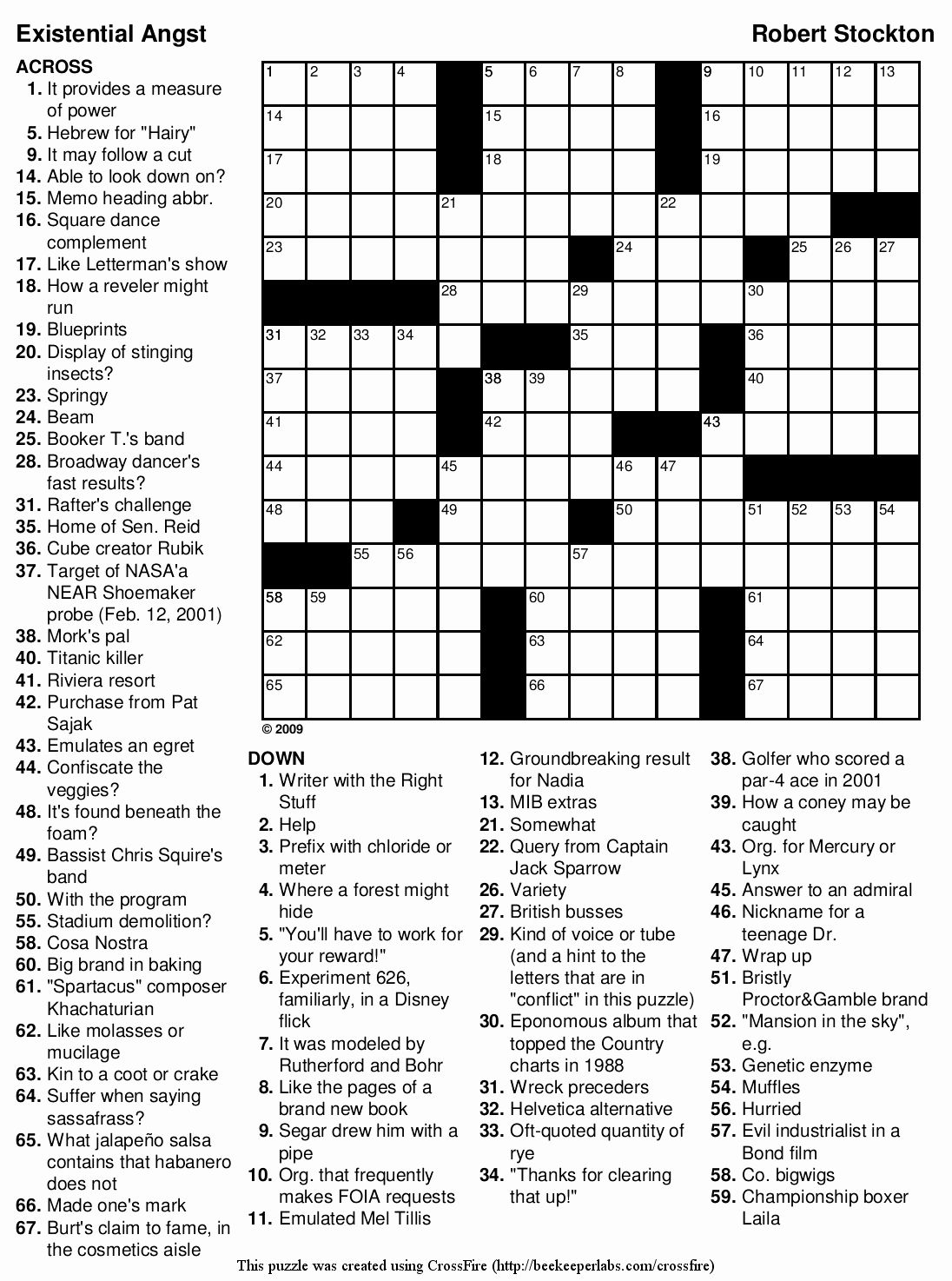 Extremely Hard Crossword Puzzles Printable