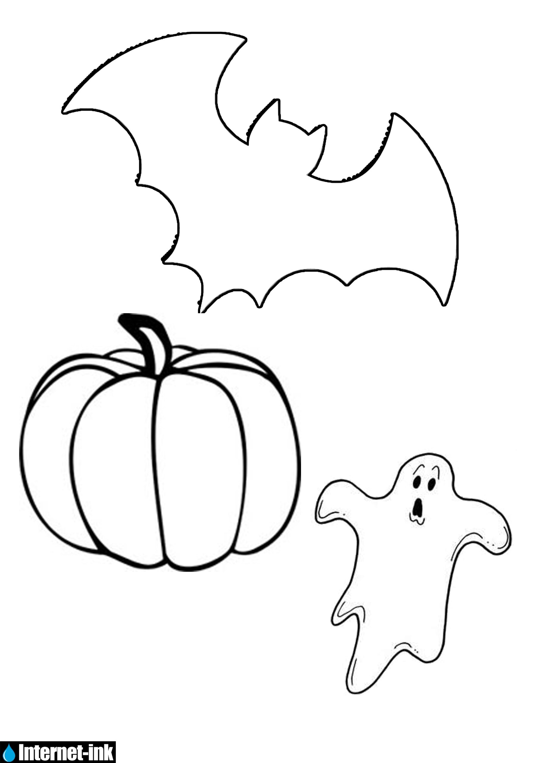 Printable Halloween Cut Out Decorations Internet Ink 