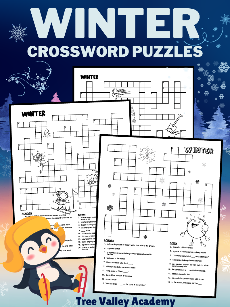Printable Skiing Crossword Puzzles