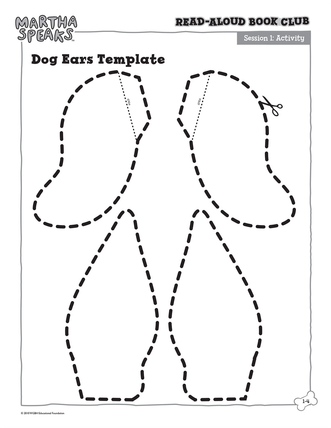Floppy Dog Ear Template Printable