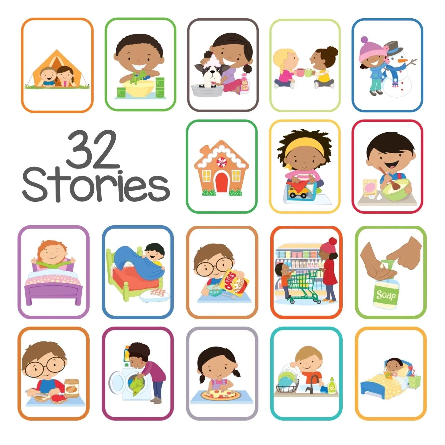 Sequencing Cards For Early Literacy And Speech Therapy Bundle SLP