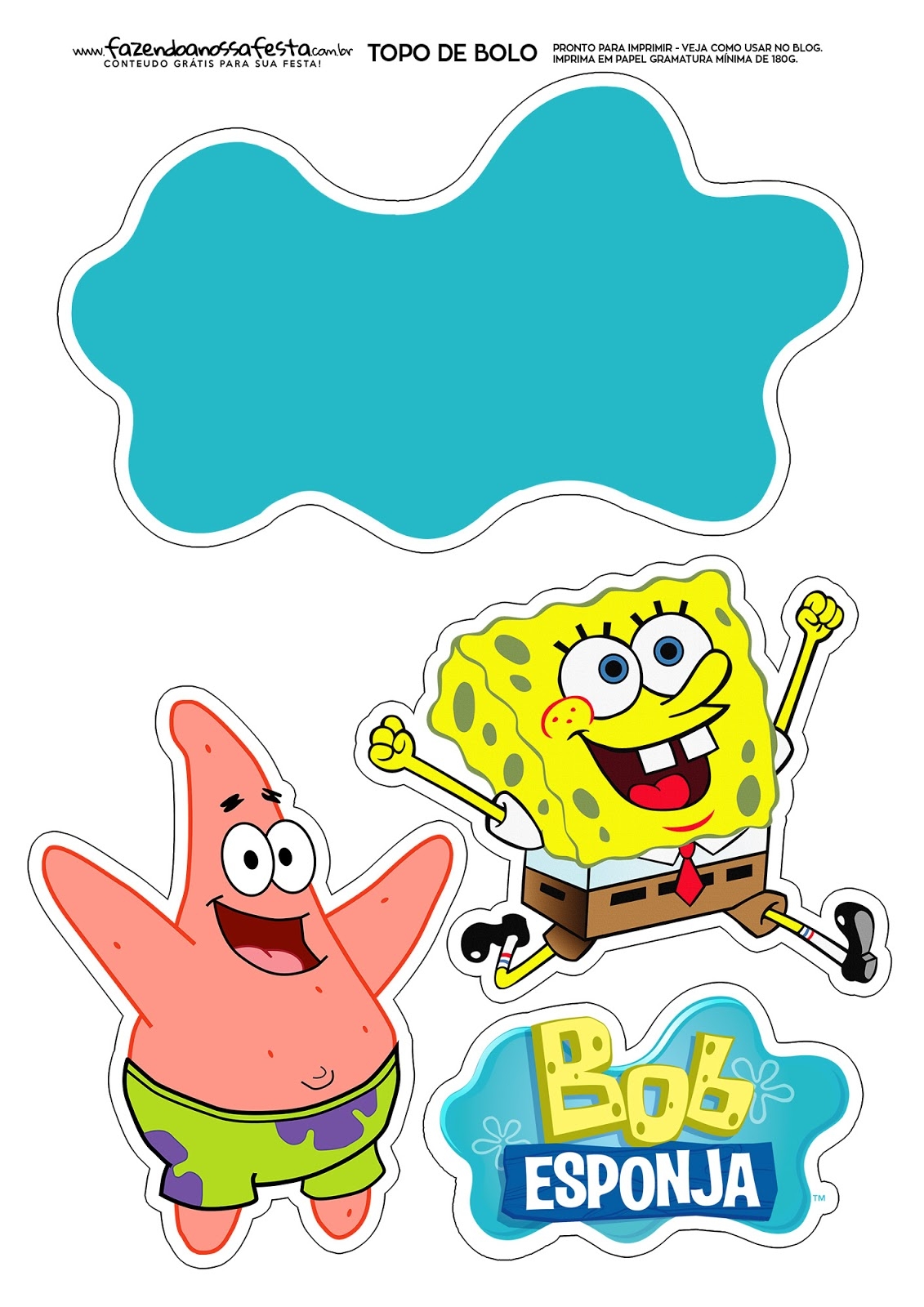 Free Printable Spongebob Images