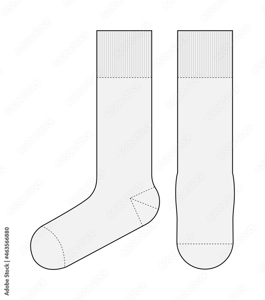 Socks Printable Template