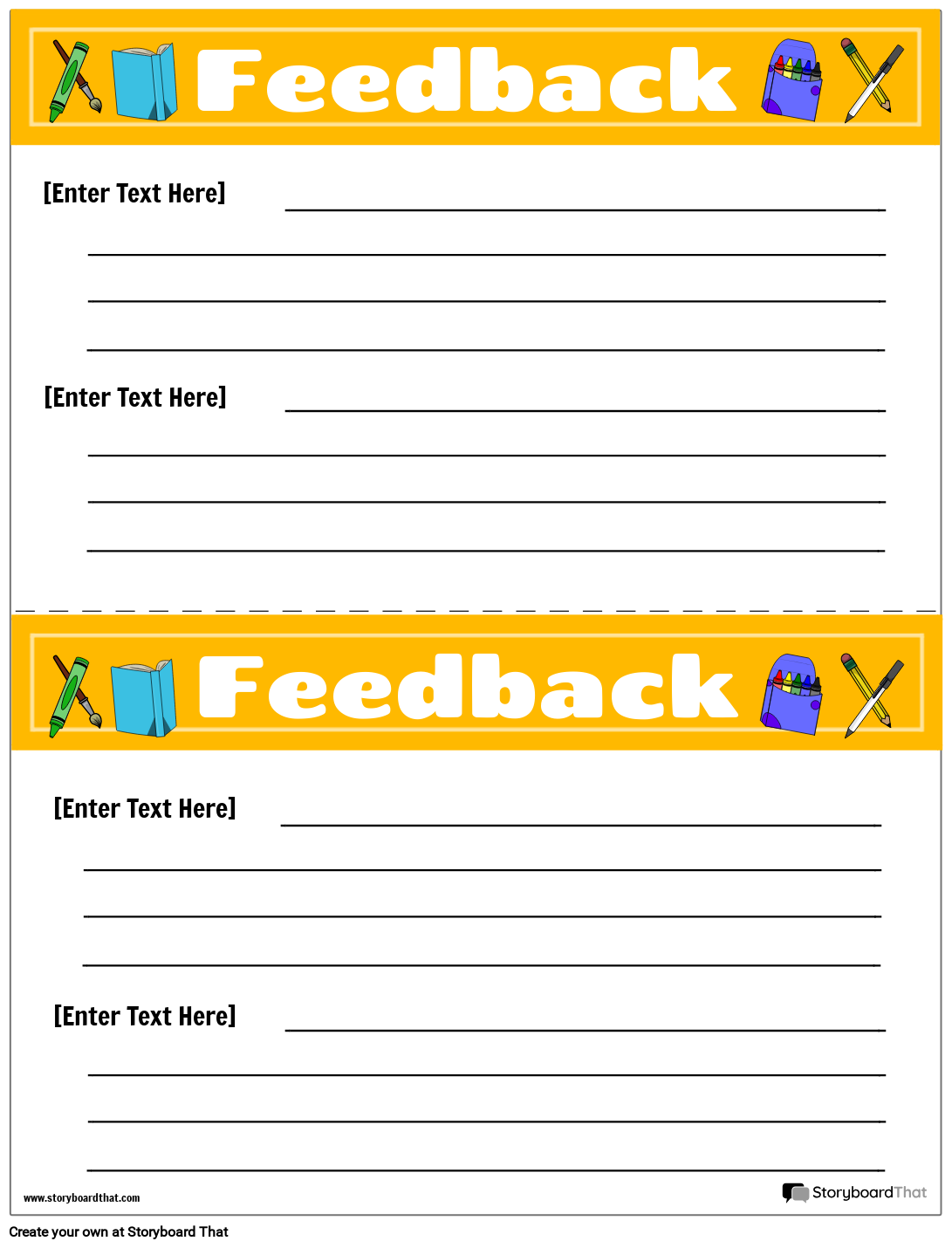 Storyboard That Free Suggestion Box Templates
