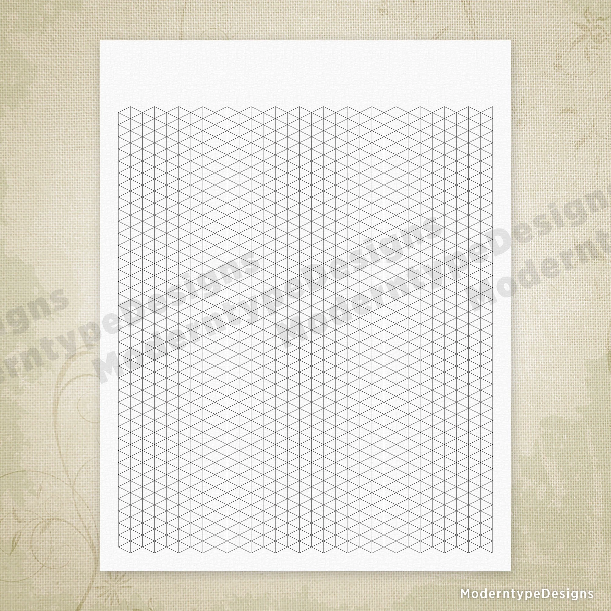 Triangle Graph Paper Printable