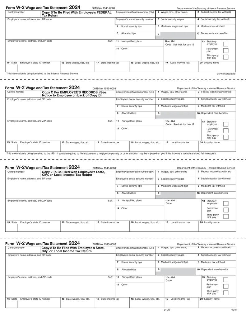 W2 Form 2026