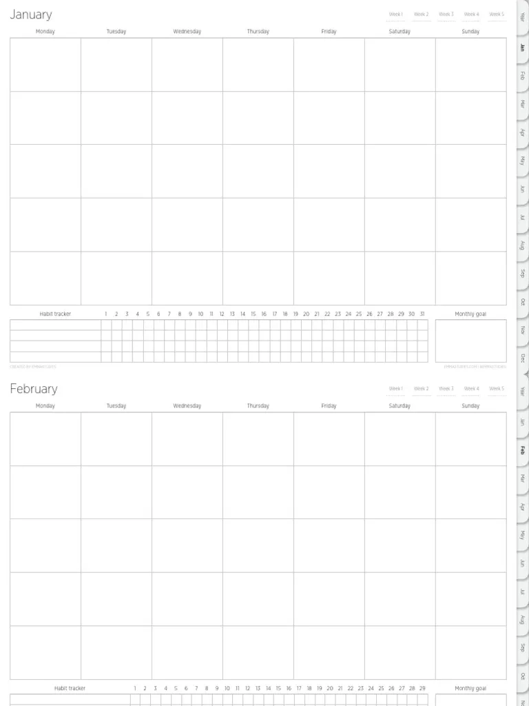Year Planner PDF