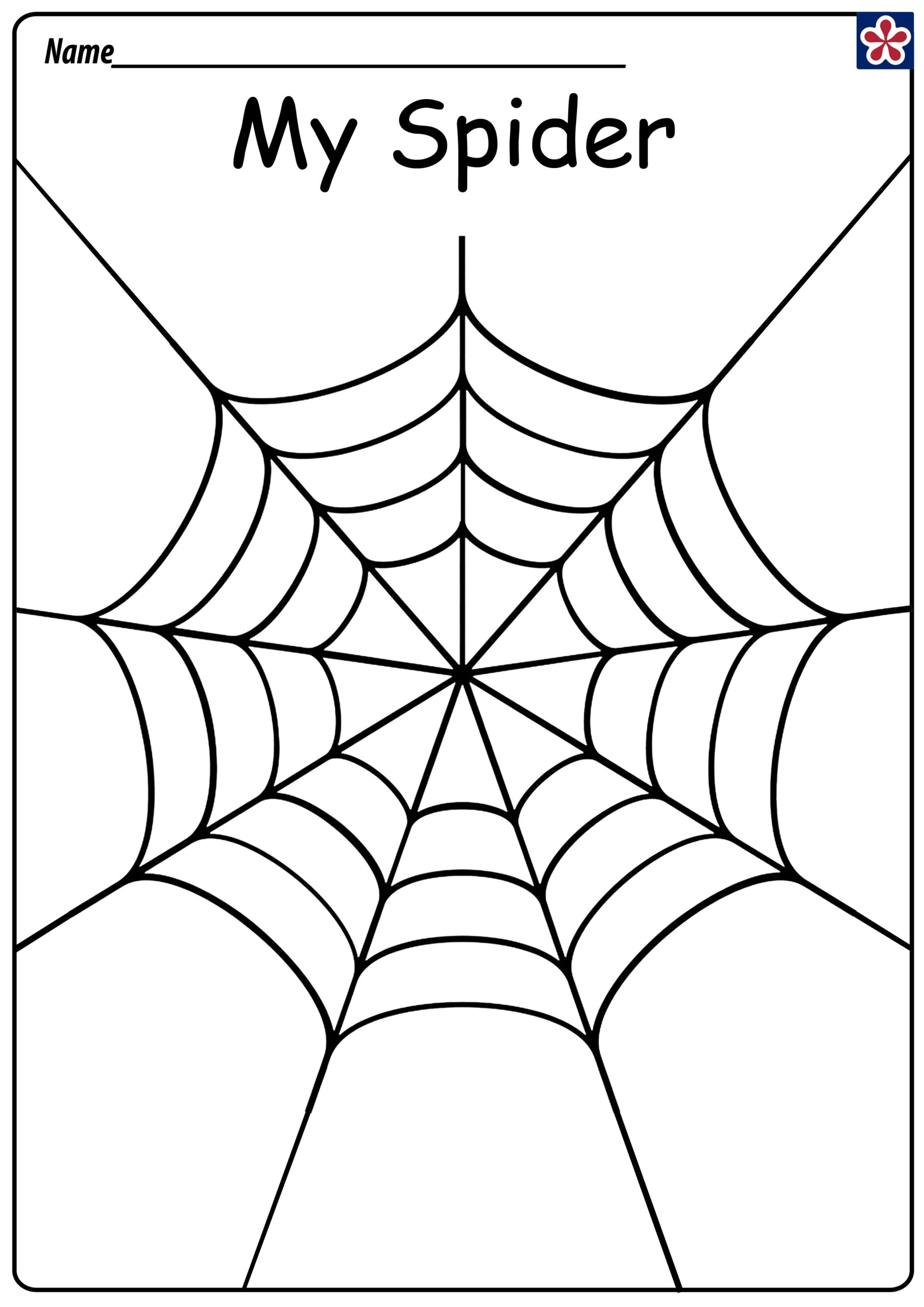 Free Printable Spider Craft Template