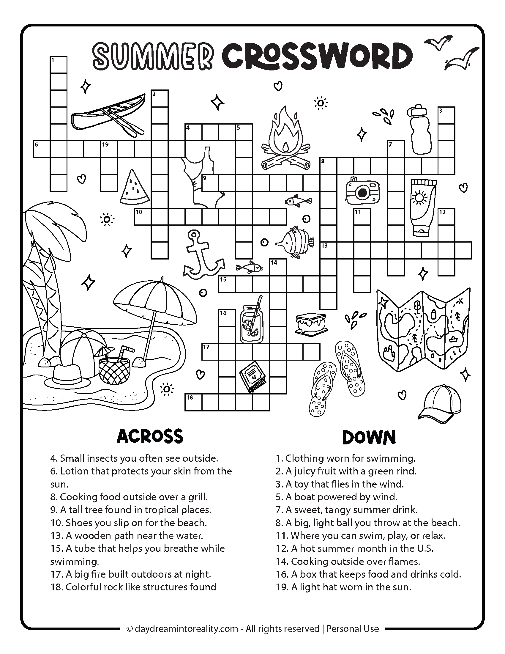 Medium Difficulty Crossword Puzzles Printable