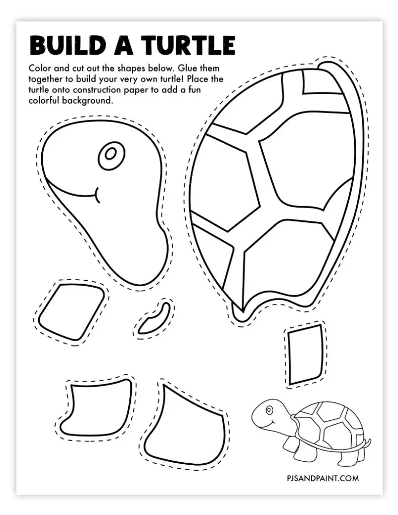 109 Free Printable Build Your Own Crafts Pjs And Paint