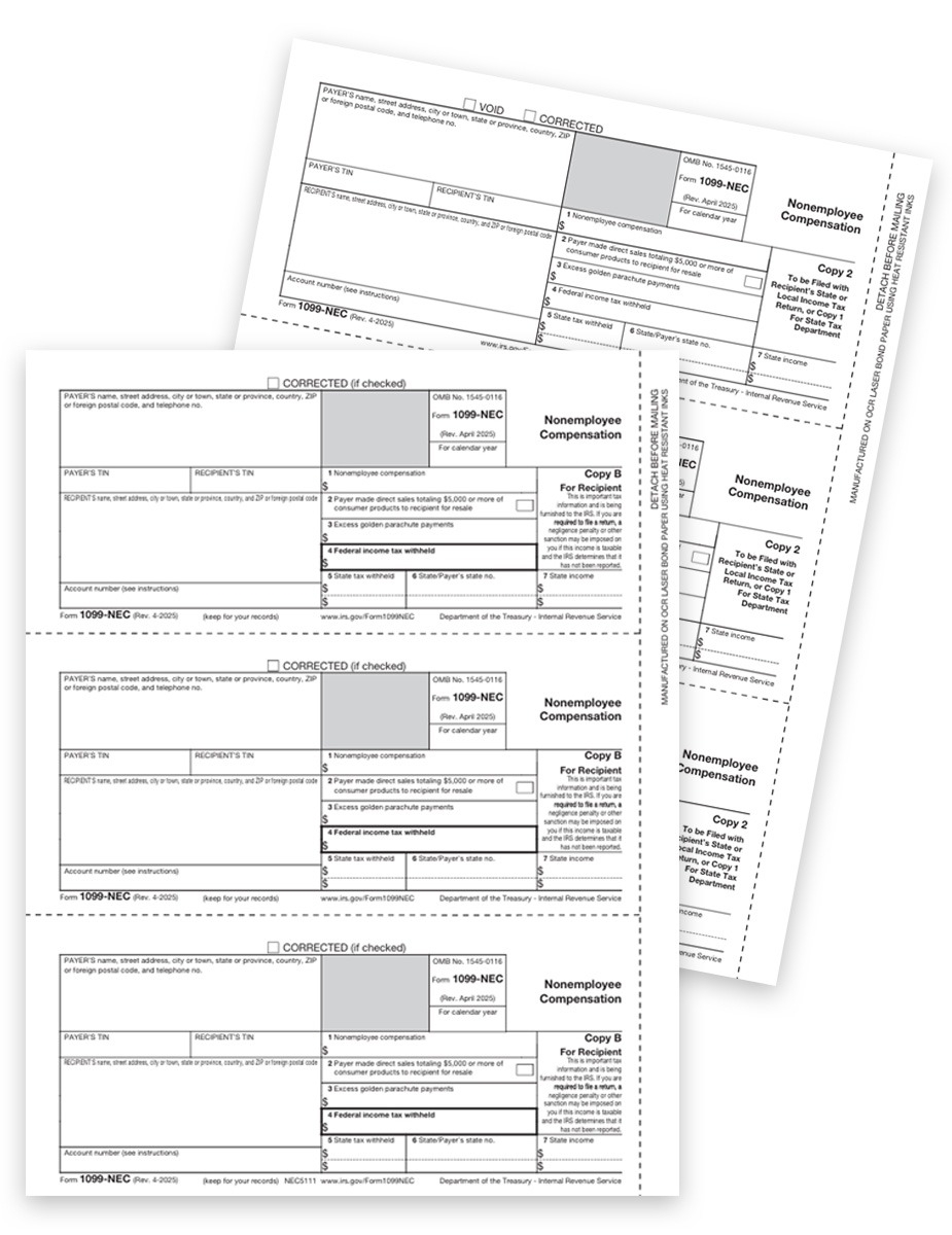1099 NEC Tax Forms amp Envelopes Sets For Efilers DiscountTaxForms