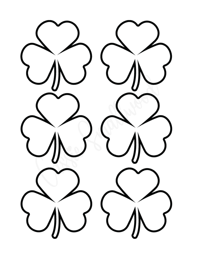Free Printable Shamrock Template Pdf