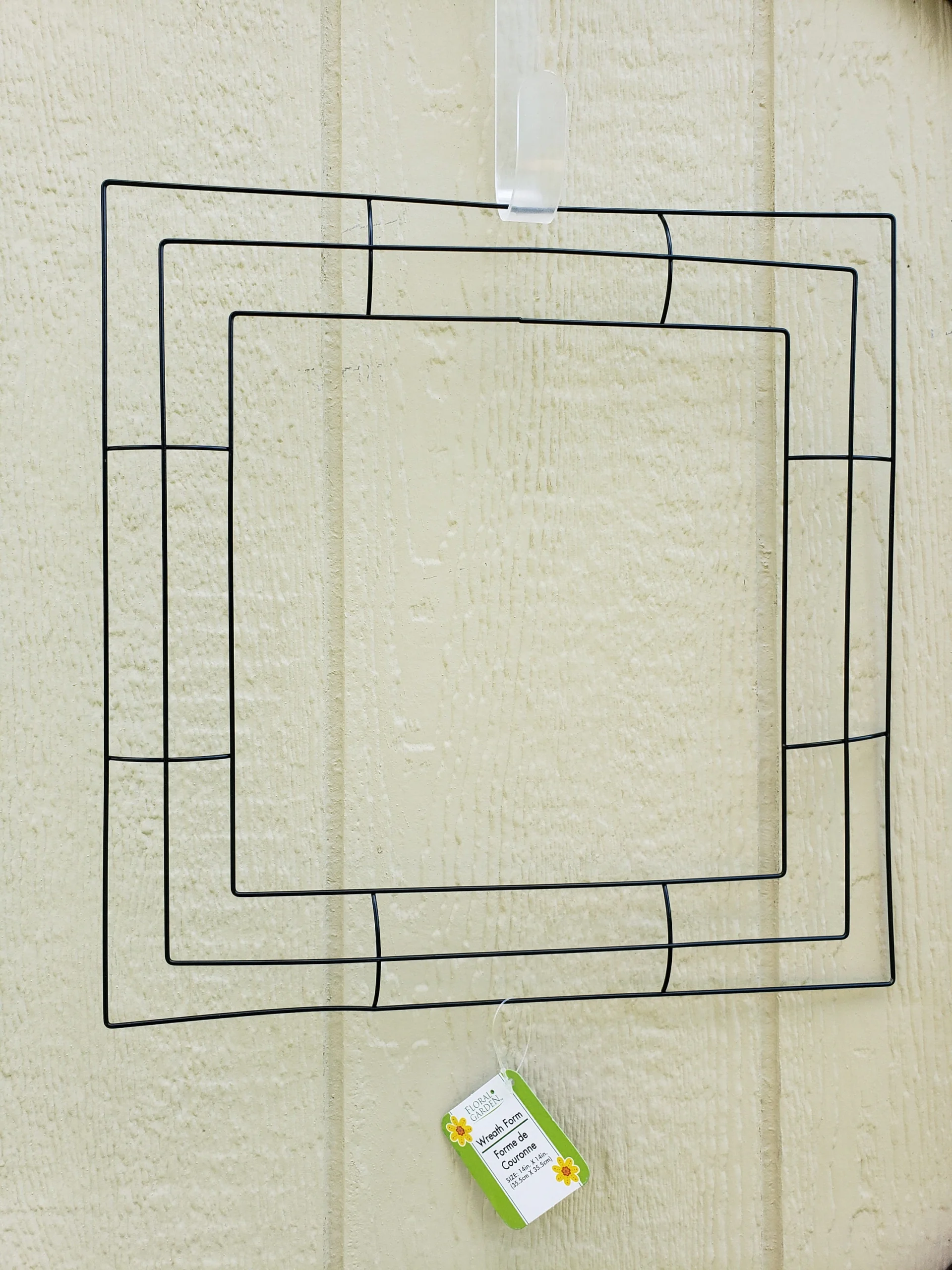 14 Inch Square Wire Wreath Form Metal Wreath Frame DIY Wreath Deco 