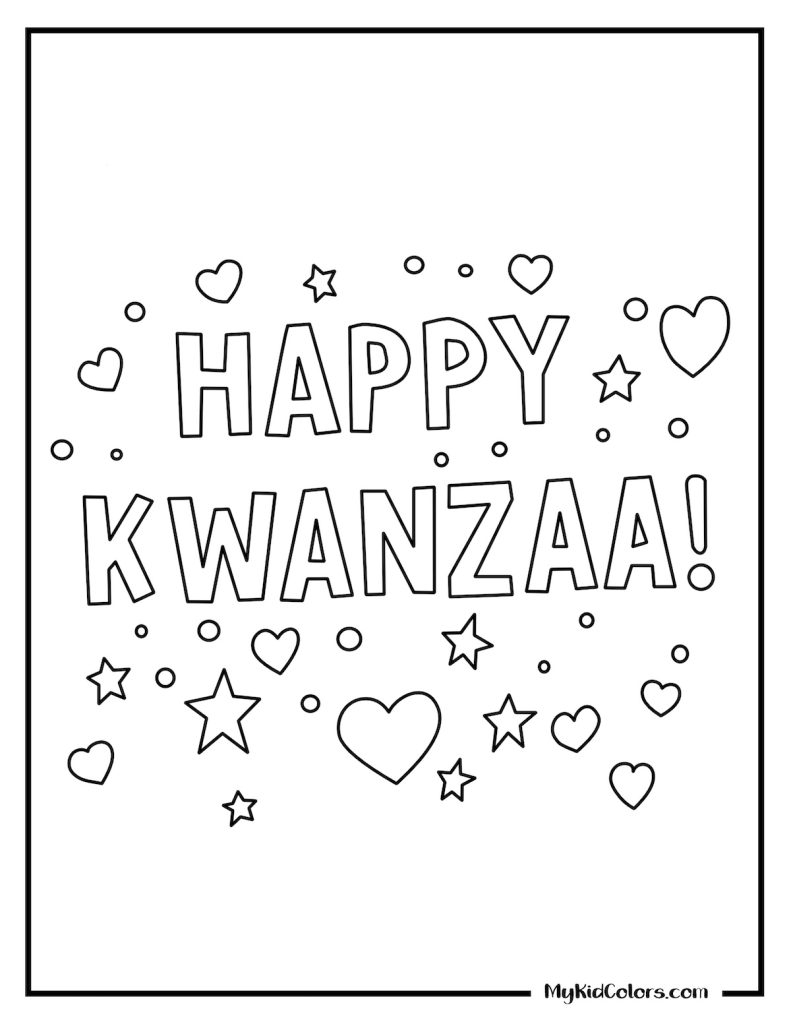 15 Free Kwanzaa Coloring Pages To Celebrate The Season