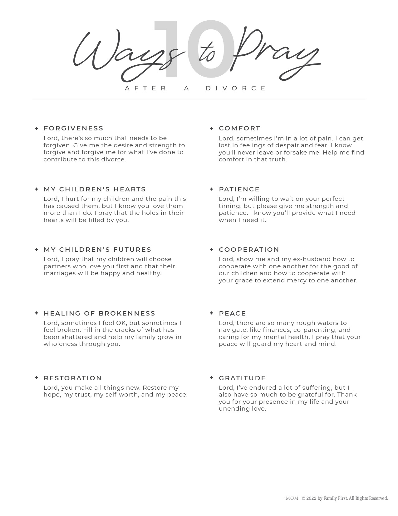 150 Prayers For Families Free Prayer Printables For Your Family 