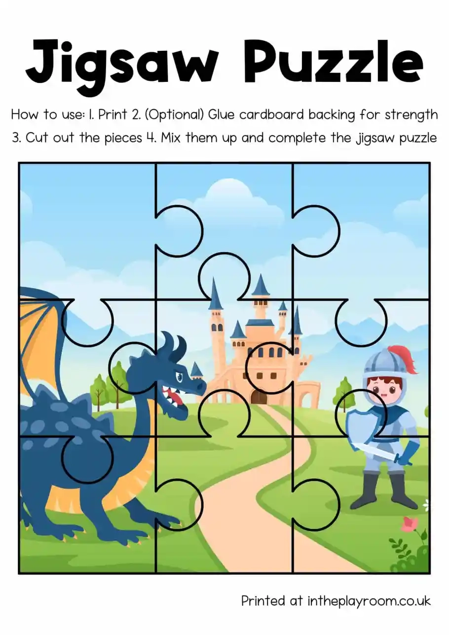 Free Printable Puzzles For Preschoolers