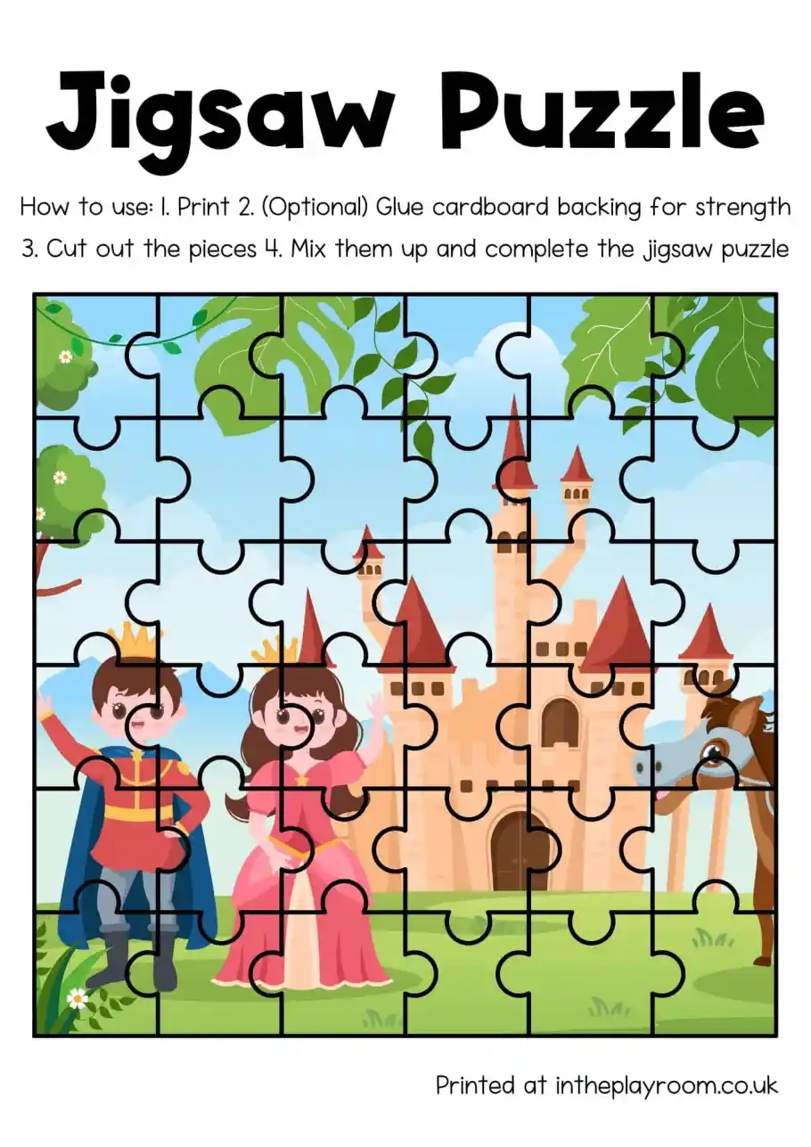 Free Printable Picture Puzzles For Kids