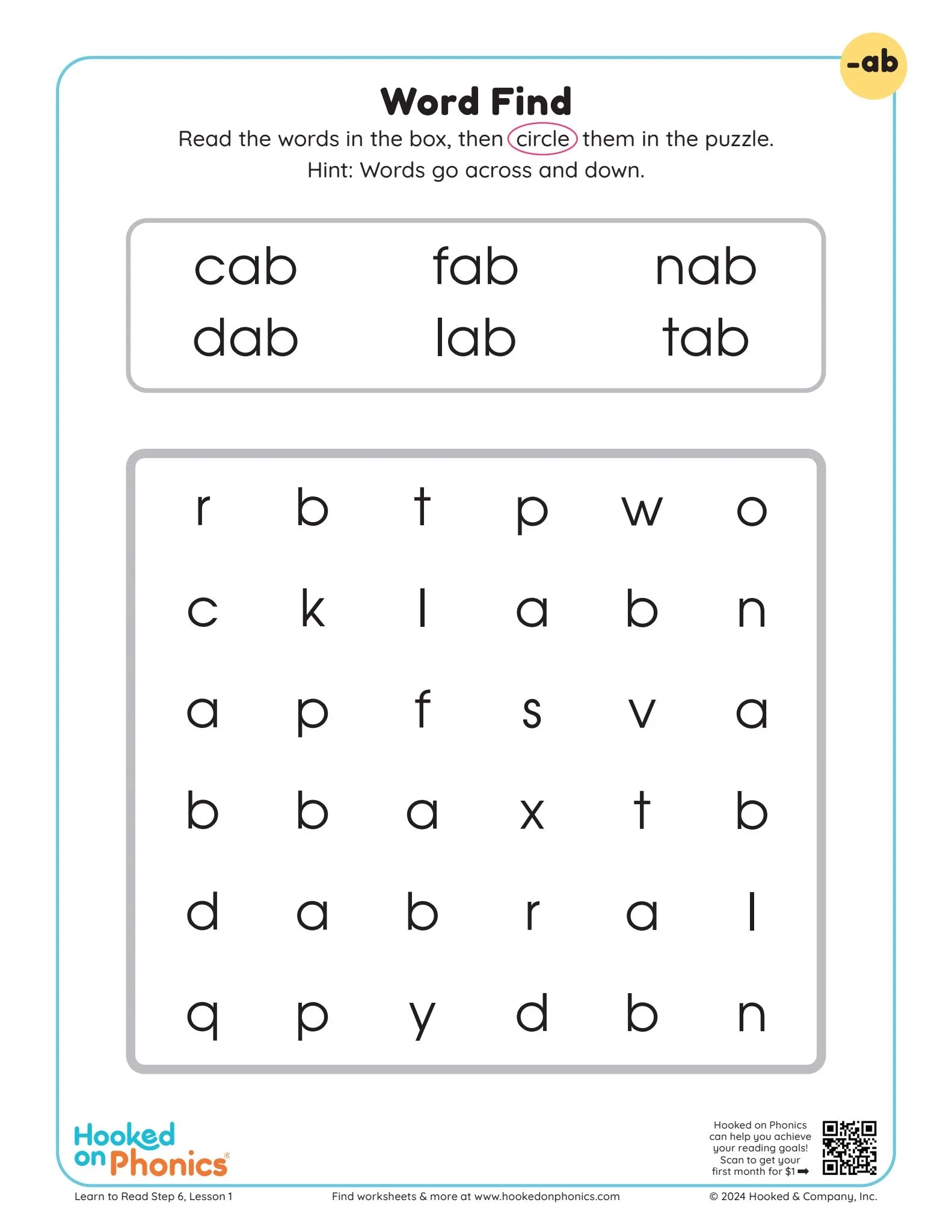 1st Grade Phonics Worksheets Hooked On Phonics