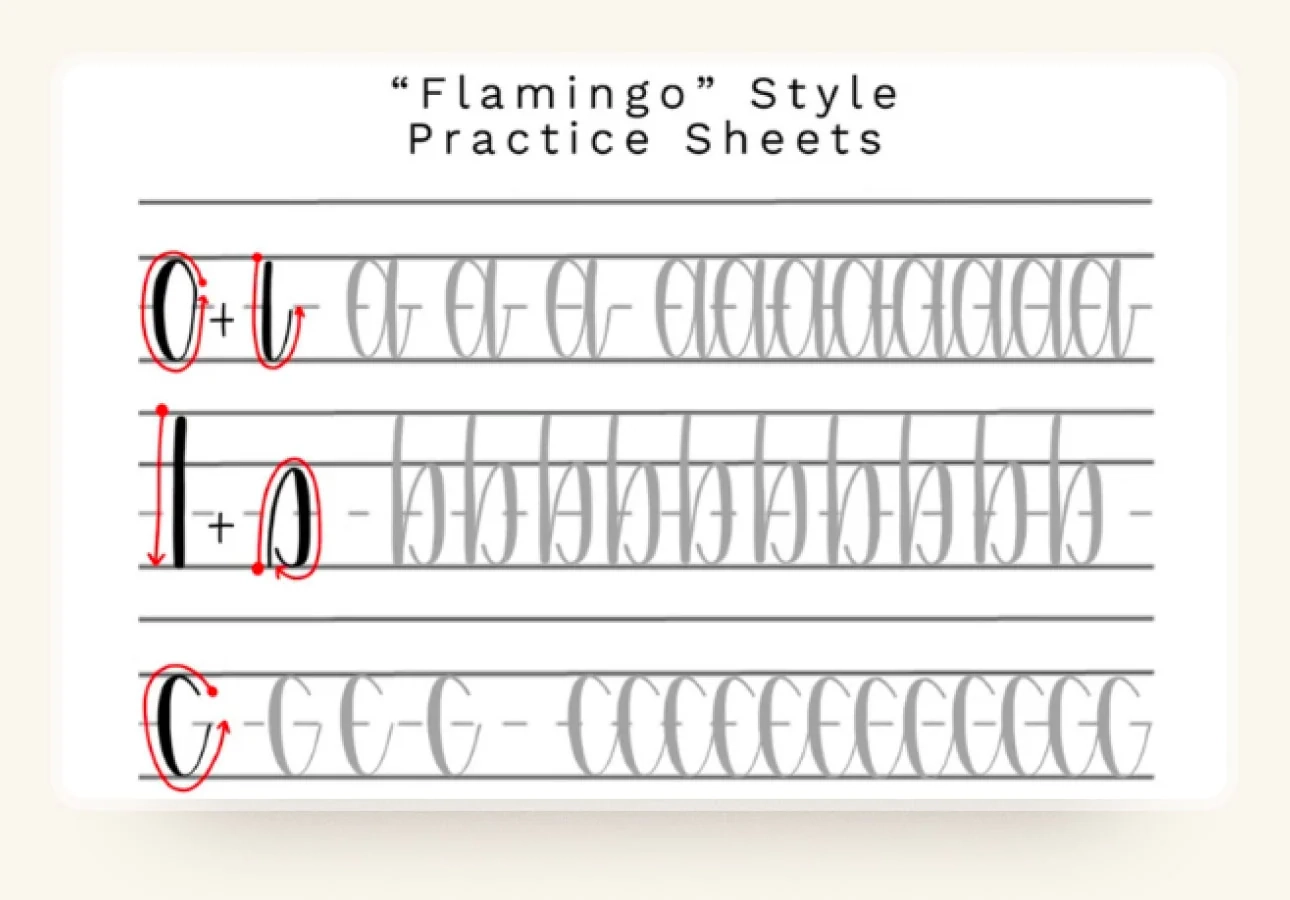 Free Calligraphy Practice Sheets Printable