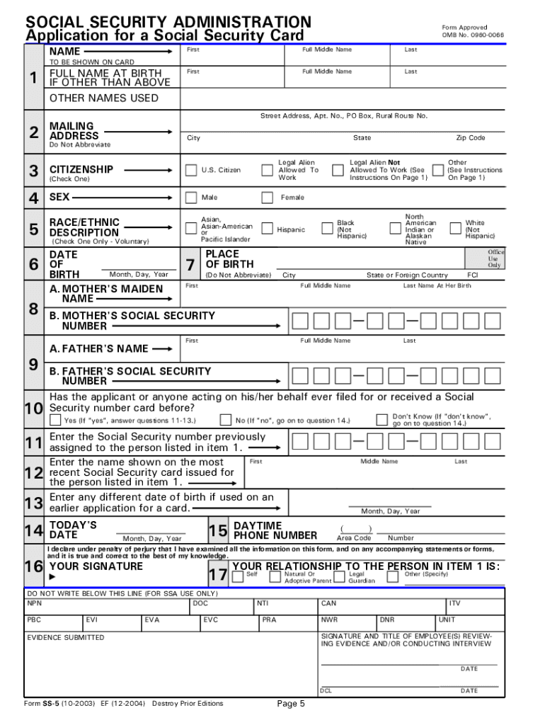 2003 Social Security Card Fill Out amp Sign Online DocHub