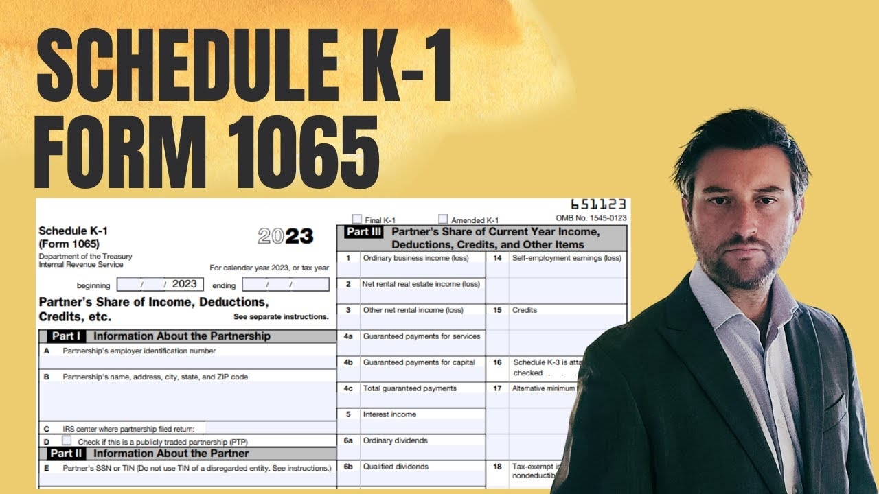 2023 IRS Form 1065 Schedule K 1 Walkthrough