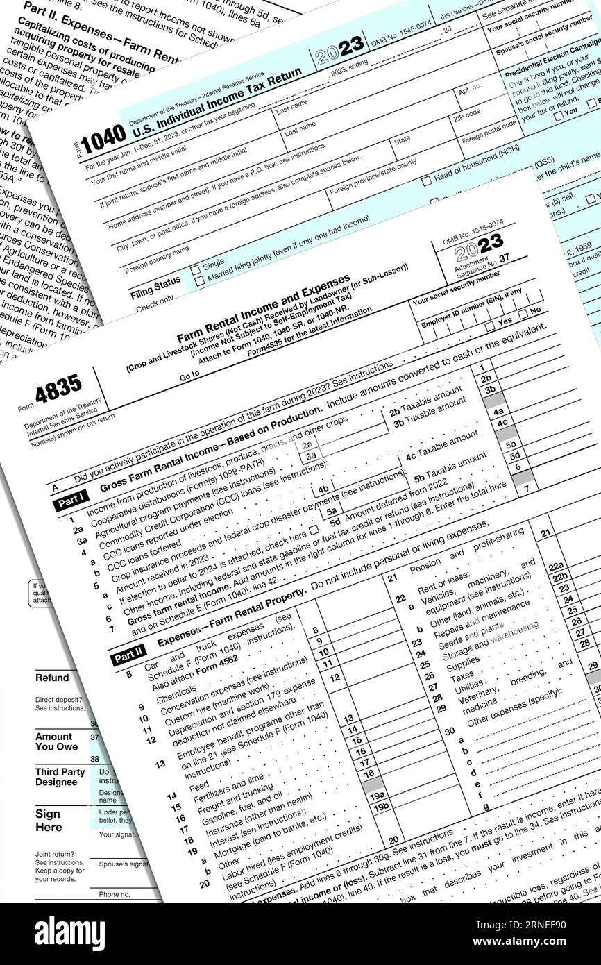 Irs Income Tax 2023 Forms