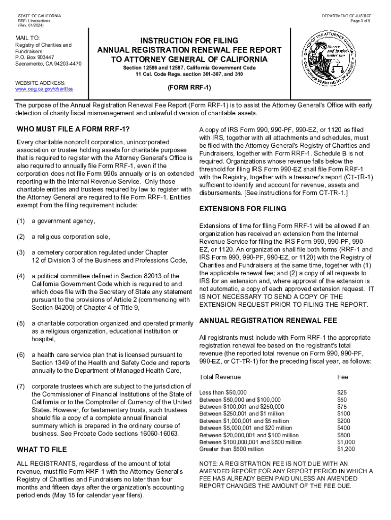 2024 Form CA RRF 1 Instructions Fill Online Printable Fillable 