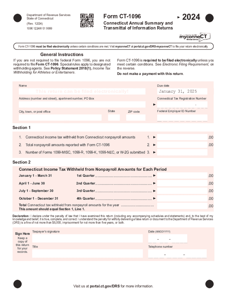 Ct W9 Printable Form 2024