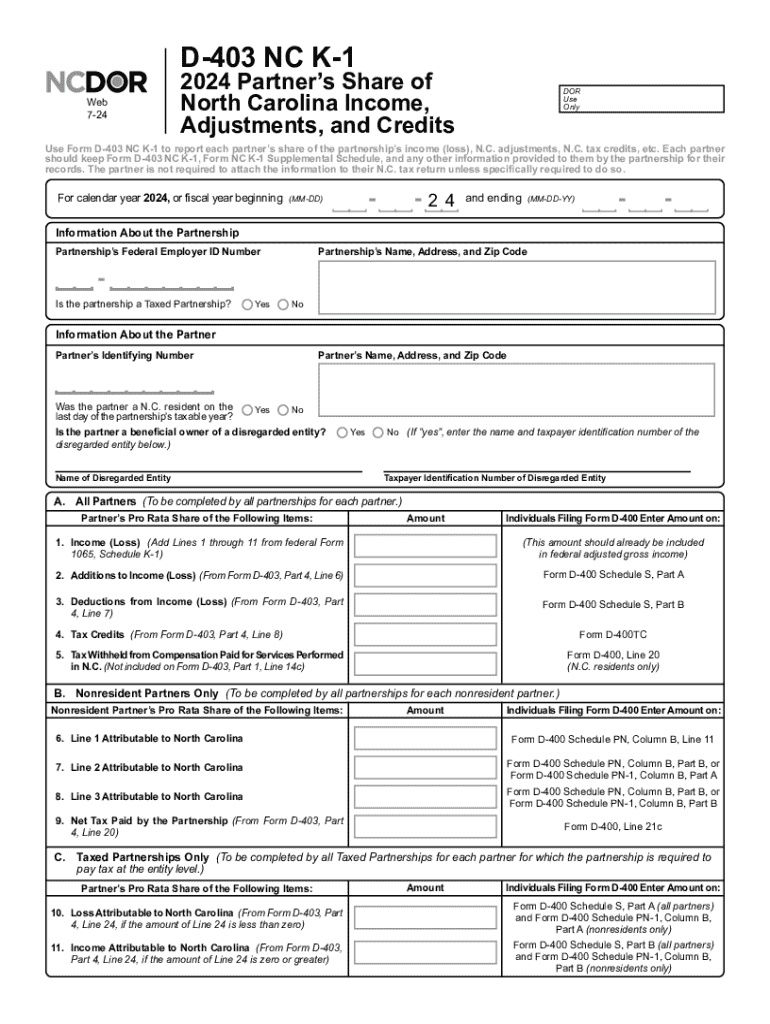 K-1 Form For 2024
