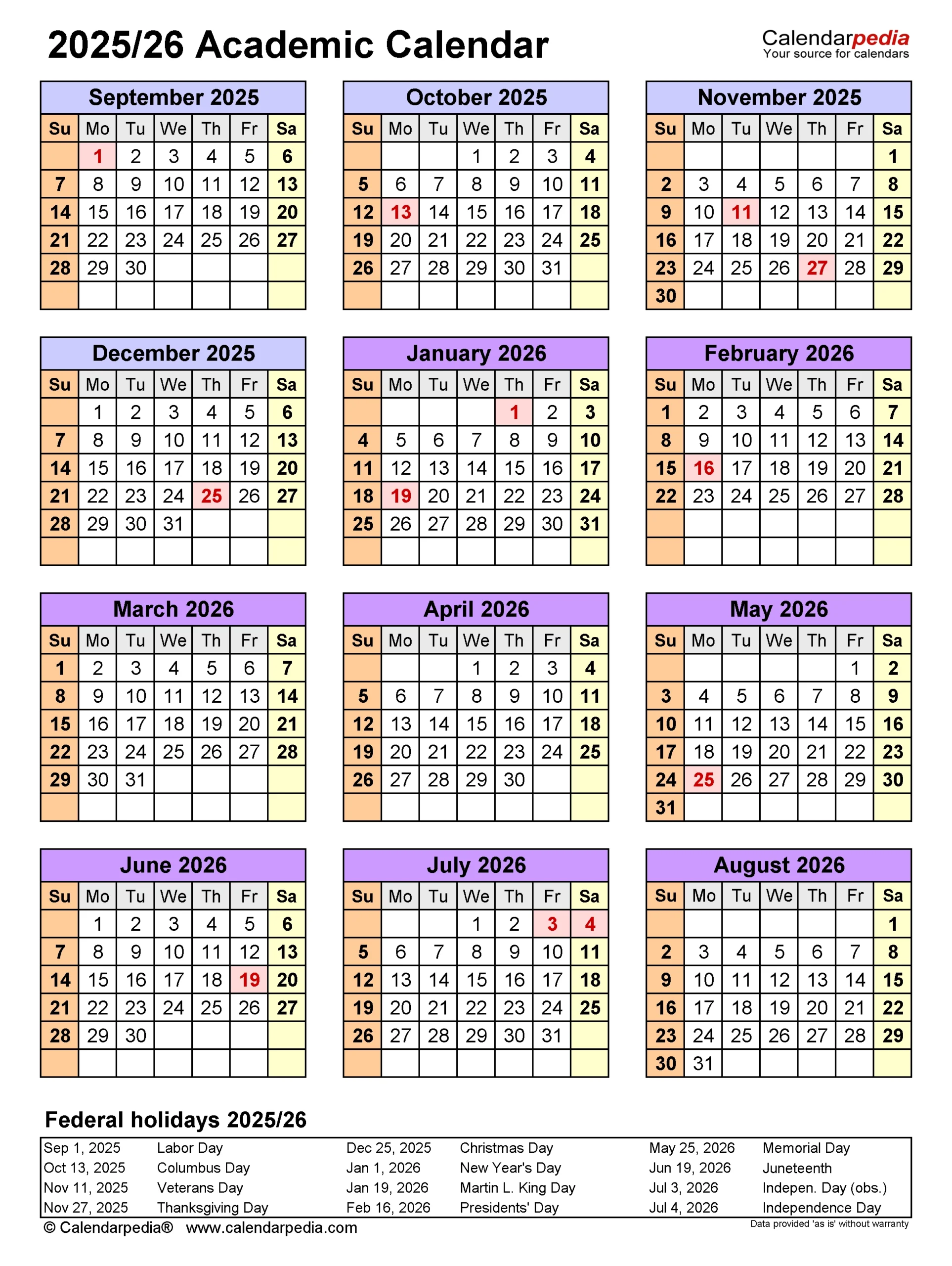 Mizzou Academic Calendar 2025 2026 Printable