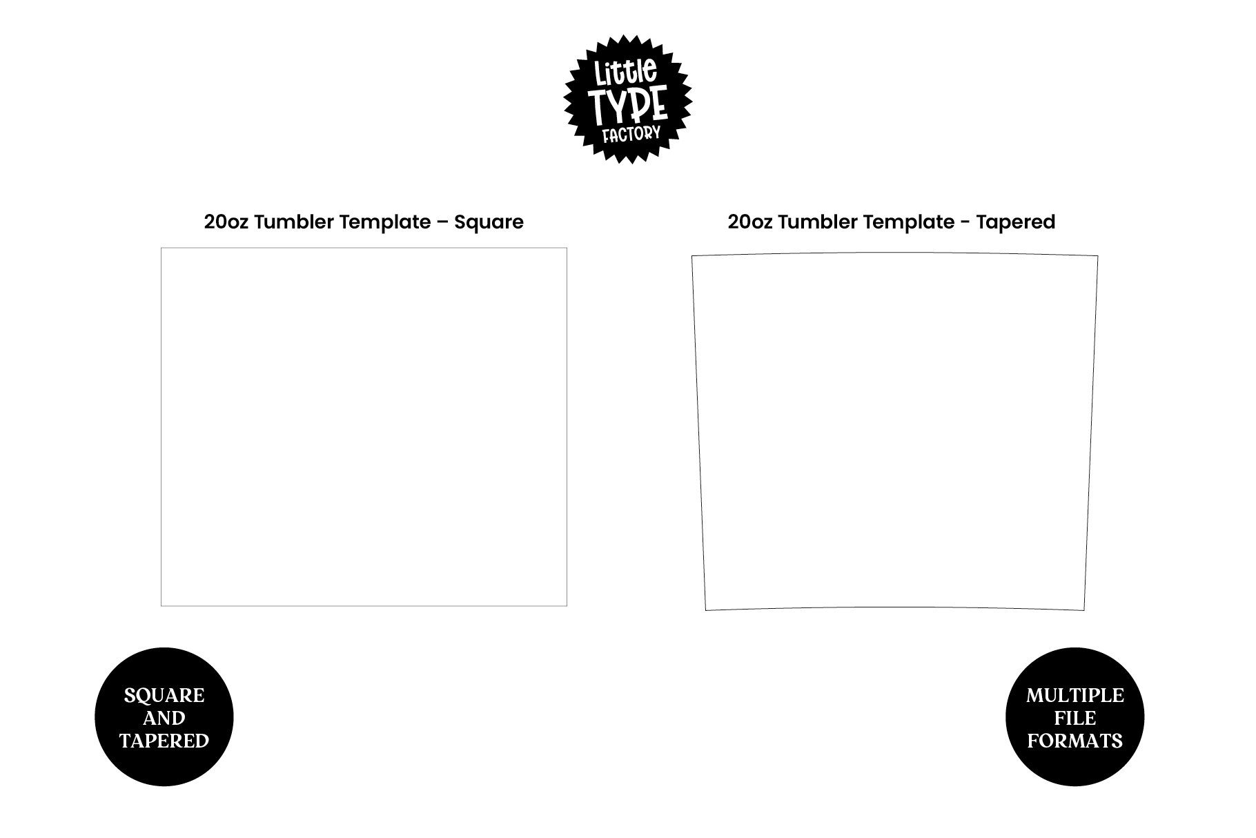 20oz TUMBLER TEMPLATES Tumbler Wrap Template PSD